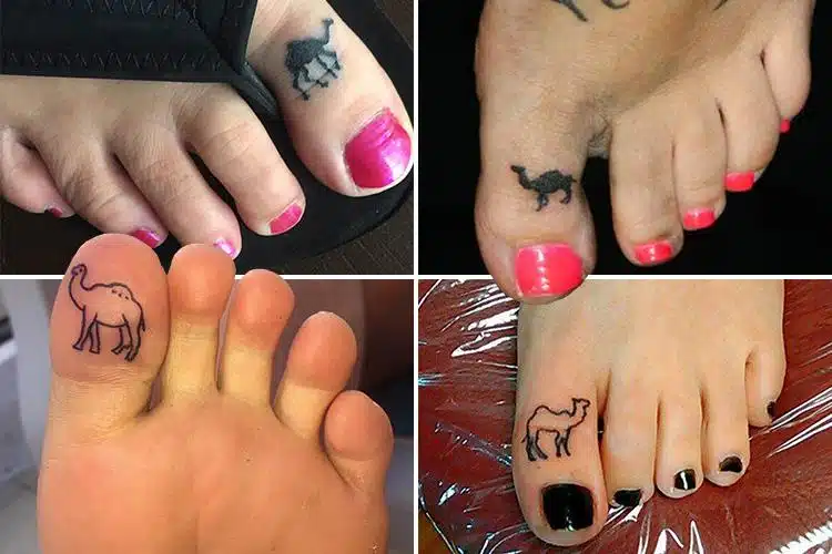 Animal Toe Tattoos