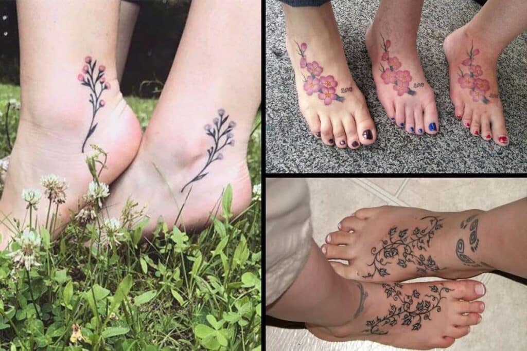 Matching Toe Tattoos